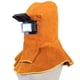 thumbnail image 2 of Gorras de soldador Capucha de cuero para soldar Capucha de soldador de cuero de vaca Casco de soldador con lente de filtro de oscurecimiento automático, equipo de protección Máscara Gorro de trabajo, 2 of 2