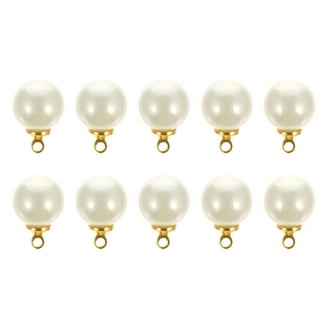 le boutons.。.:♡* ~ perle ~ Le Bouton LaMode Pearl Shank Buttons 4 Pack - Walmart.com
