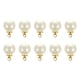 thumbnail image 1 of GOOHOCHY 10pcs Pearl Botones Redondos botones de perla Botón decorativo Embellecimiento, 1 of 8