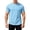 Sky Blue, variant on Tee Shirts Mens Short Sleeve Crewneck Shirt Lightweight Black Shirts Work Shirts for Men