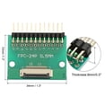 thumbnail image 2 of Uxcell FFC FPC Connector Board 24 Pin 0.5mm 2.54mm to 1.0mm 2.54mm DVD PCB Converter Board, 2 of 5