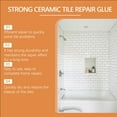 thumbnail image 6 of Vrorvz Tile Repair Paste with Strong Adhesion for Cracked or Peeling Tiles Suit for Kitchens and Bathrooms Versatile for Ceramic Porcelain Baseboards Gypsum Ceilings Fireproof Boards, 6 of 8