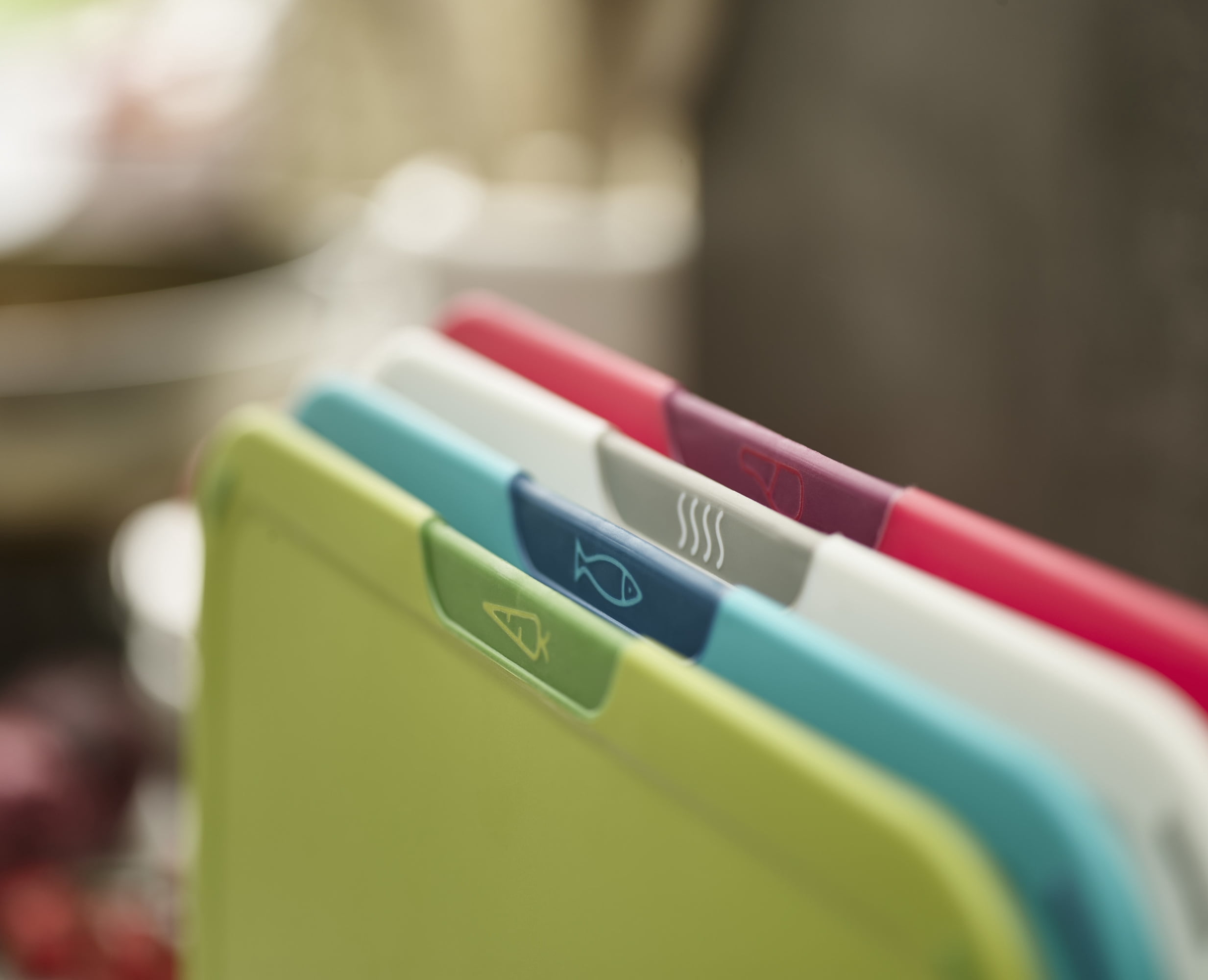 Joseph Joseph Duo 4-piece Cutting Board Set with Storage Stand