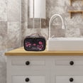 thumbnail image 6 of Niceauty 1Pc Portable Black Makeup Bag with Multiple Compartments for Organized Storage, 6 of 8