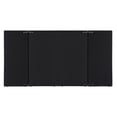 thumbnail image 4 of ACME Damazy Queen Bed in Black Velvet, 4 of 5