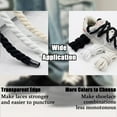 thumbnail image 6 of GIRACOA 3 Pairs Thick Round Rope Laces 150cm Long Thick Wide Laces 0.8cm Cotton Thick Shoe Laces for Air Force 1 Fat Laces DIY Coiled Rope Laces, 6 of 7