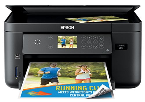 Epson Expression Home XP-5100 Wireless Color Photo Printer with Scanner & Copier Dash Replenishment Ready 