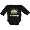 thumbnail image 3 of Inktastic Summer Enjoy the Sunshine St. Petersburg Florida in Blue Boys or Girls Long Sleeve Baby Bodysuit, 3 of 5