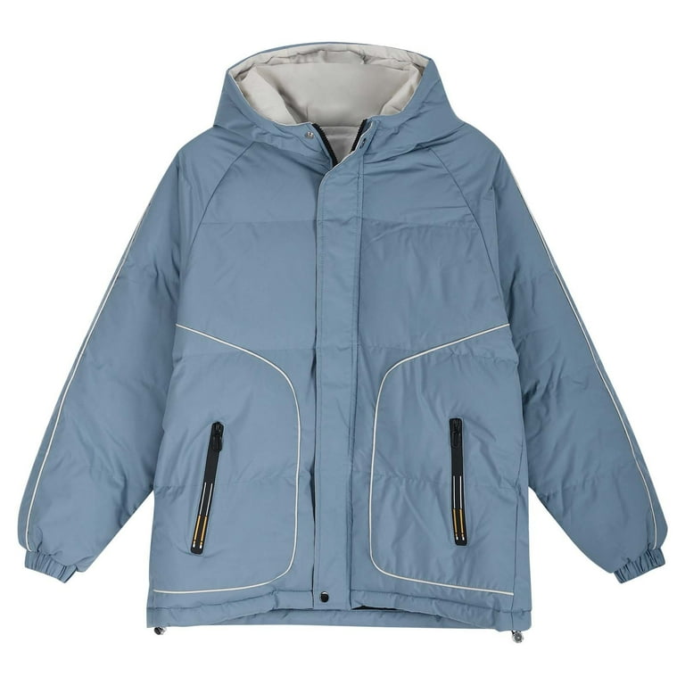 ATOGUTA Kid s Waterproof Ski Jacket Warm Winter Coat Boy s and Girl s Snowboarding Jackets Outdoor Windbreaker Blue Size 5T 16