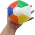 thumbnail image 5 of 4E's Novelty 50 Pack Mini Beach Balls, 4" Rainbow Inflatable Pool Toys, Summer Party Favors, 5 of 8