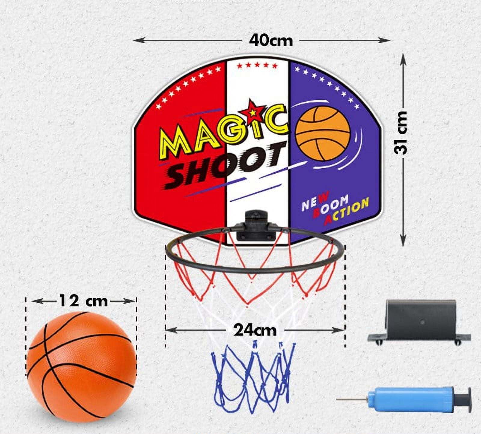 PlayWorld Alley-Oop! Magic Shot Basketball Hoop Set With Ball And Pump