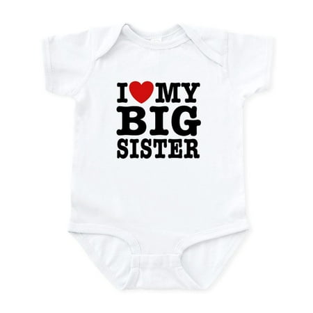 

I Love My Big Sister Infant Bodysuit - Baby Light Bodysuit
