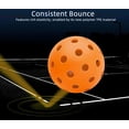 thumbnail image 4 of Balles de Pickleball de Performance Extérieures, Qualité Tournoi, 40 Trous, Haute Durabilité, (Orange, Lot de 6), 4 of 5