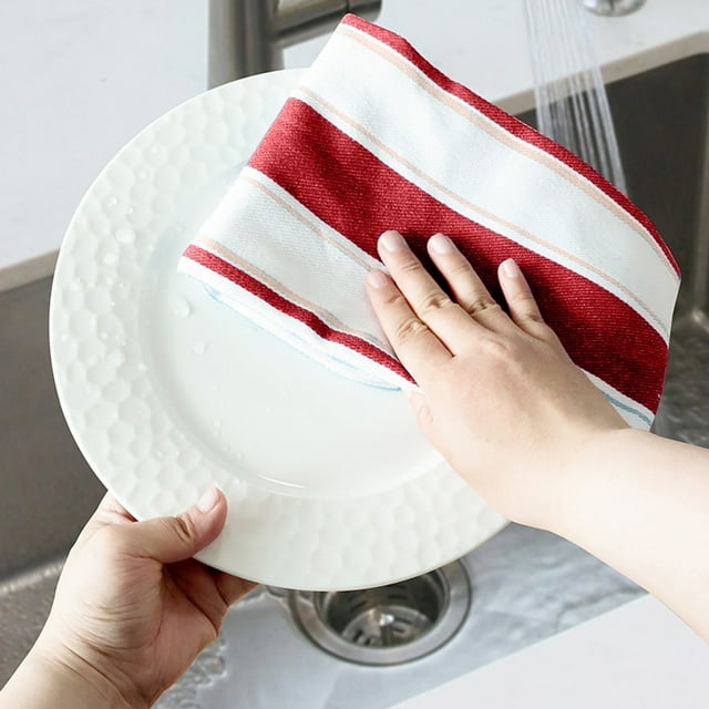 PRETXORVE Colour Woven Striped Home Kitchen Fabric