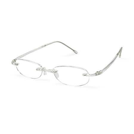 Gels The Original Reading Glasses - Crystal (+2.50 Magnification Power), Luxury reading eyewear By Scojo New York