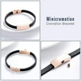 thumbnail image 4 of Customize Cremation Urn Bracelet for Ashes Cremation Bracelet for Ashes Genuine Leather Memorial Urn Bangle Ash Jewelry With Fill Kit, 4 of 7