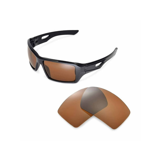 Escrupuloso taquigrafía gramática Walleva Brown Polarized Replacement Lenses for Oakley Eyepatch 2 Sunglasses  - Walmart.com