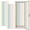 Color 4, variant on Boho 2 Pcs School Locker Magnetic Wallpaper 12" x 36" summer Horizontal Stripes blue Macaron Reusable Removable Locker Accessories Back to School Supplies