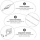thumbnail image 4 of Necklace Cremation Jewelry for Decor 1 Piece Durable Stainless Steel, 4 of 4