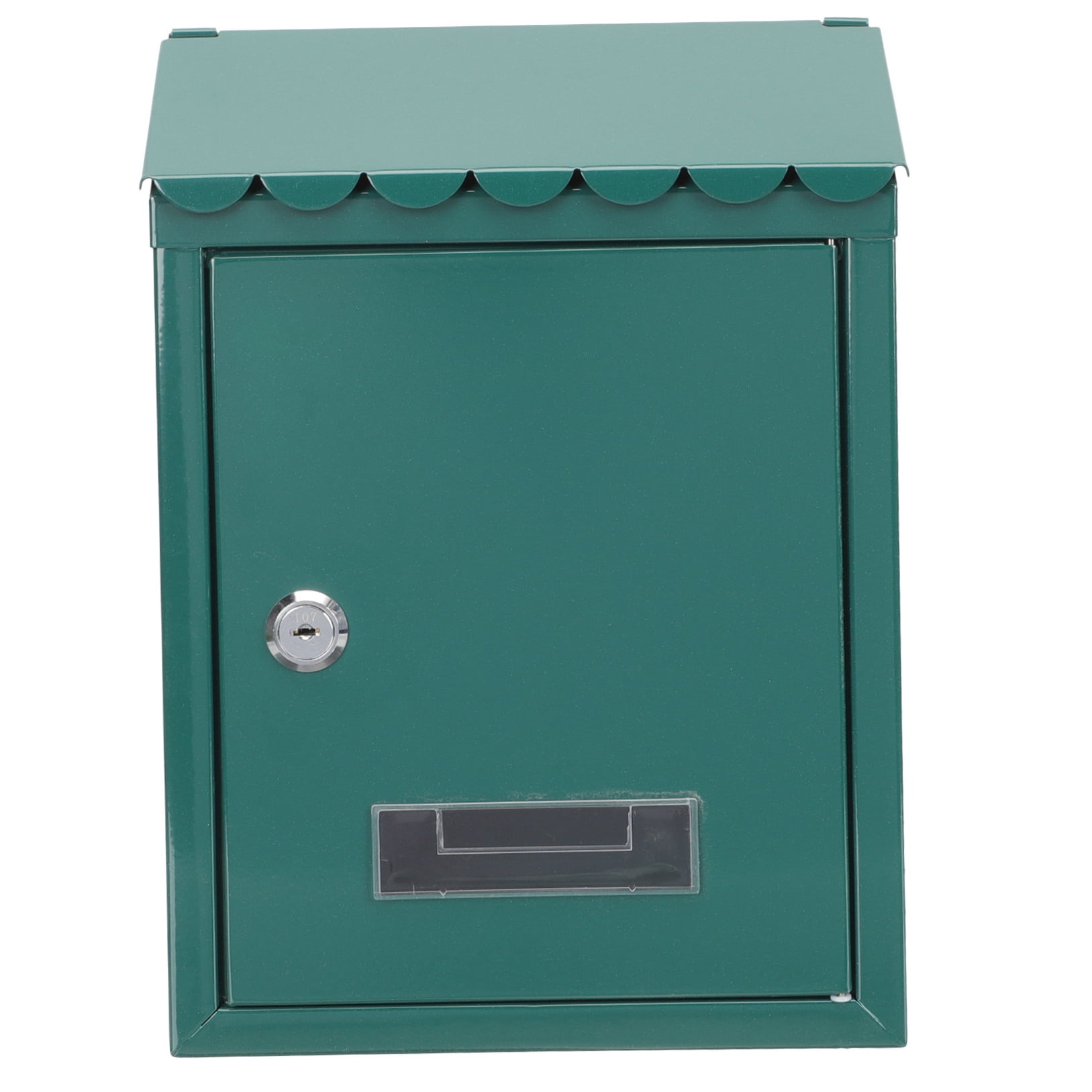WHAMVOX Mailbox Iron Metal 1Pack 11.8X8.3X2.4In