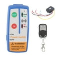 thumbnail image 1 of Kit de control remoto inalámbrico de cabrestante de 12 V, 434 MHz, 50 pies de largo alcance con luz indicadora para camión ATV, 1 of 8