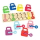 thumbnail image 1 of Juguetes de cerraduras y llaves de madera, juego interactivo de motricidad fina, juego de combinación de formas y colores, juguete educativo para niño, 1 of 9