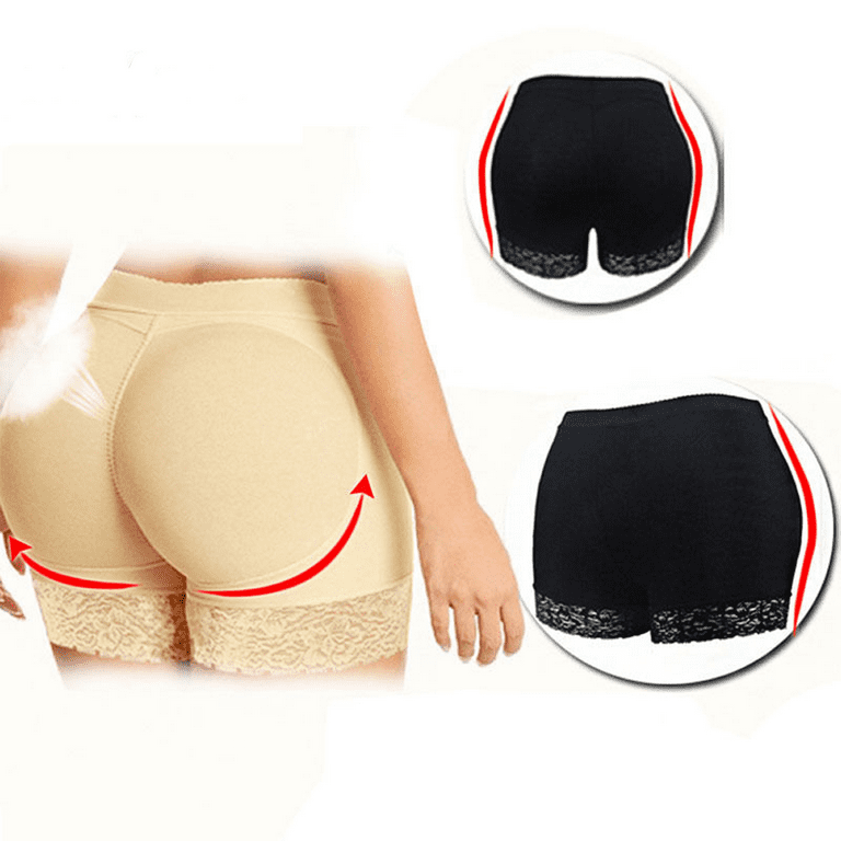 wsevypo Women Lady Fake Butt Padded Panties Underwear Butt Hip Enhancer  Shaper Panty