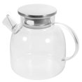 thumbnail image 2 of Tearoom Glass Tea Kettle Tea Making Pot Small Teapot Hand-made Glass Teapot Clear Teapot, 2 of 9