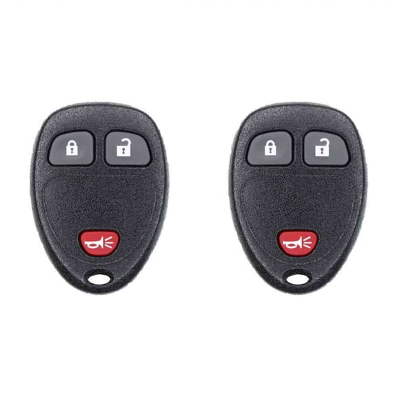 Car Key Fob Keyless Entry Remote for Chevrolet Uplander 2005-2008 FCC KOBGT04A Part Number 15777636 15100811 Pack of 2