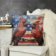 thumbnail image 2 of Pillow Covers American Flag Throw Pillowcase Cushion Case Farmhouse Decorations for Sofa Couch, 2 of 5