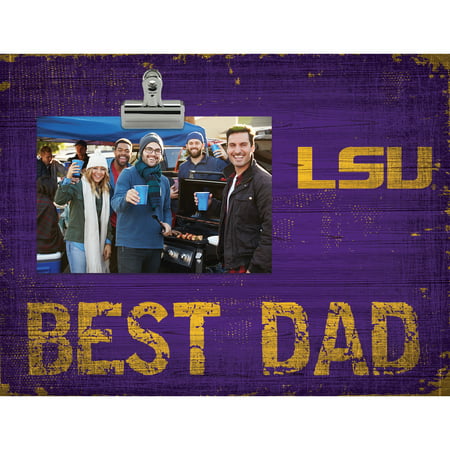 LSU Tigers 8'' x 10.5'' Best Dad Clip Frame - No