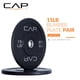 thumbnail image 2 of Juego de paragolpes olímpicos CAP Barbell Budget, 15 libras, par negro, 2 of 6