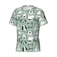 thumbnail image 5 of Qekee Puppy Classic Fit T-Shirt Men's Shirt Men's Tight Short Sleeves for Exercise, Running, Mountaineering - Puppy, 5 of 9