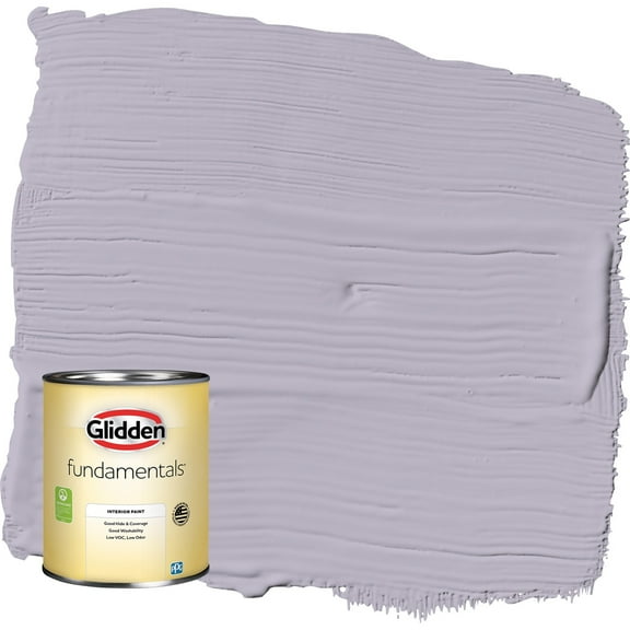 Glidden Fundamentals Cloudberry / Purple Eggshell Interior Paint, 1 Quart