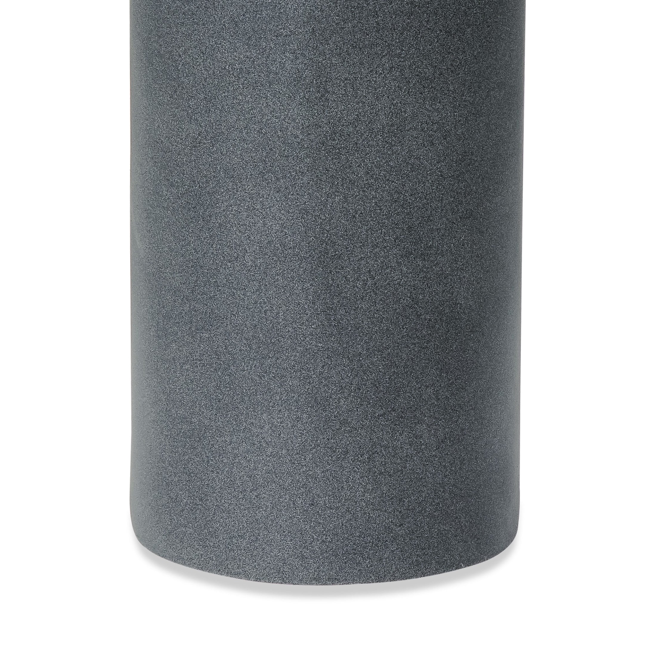 Christopher Knight Home 26" Outdoor Pedestal Bird Bath for Patio Garden, Polyresin Stone Look, Gray