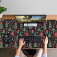 thumbnail image 4 of Long Mouse Pads for Desk,Dark Christmas Tree and Gift Pattern Desk Mats on Top Of Desks, Desk Mouse Pad Extra Large with 3mm Non-Slip Base and Stitched Edge for Gaming,Office,Work,Home 47.3x23.6in, 4 of 5