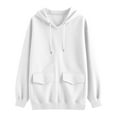 thumbnail image 7 of HAiming Casual Oversize Hoodies for Womens Long Sleeve Pullover Hooded Drawstring Sweatshirt with Pockets, 7 of 7