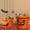 B, variant on asddcavvf Pumpkin Bucket Portable Pumpkin Trickling Candy Bucket Bracket Is Suitable for Party Supplies Party Decorations for Men