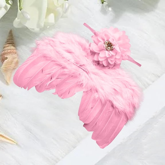 Hauaitttt Baby Angel Baby's Wing Photo Props Soft Photography Outfits Angel Baby Baby Accessory 0-6 Months Womens Evening Wrap Bridal Ballet Colorful Scarf Warm Colorful Scarf Winter Hair Gown for