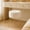 Beige, variant on Black Velvet Vanity Stool - Round Ottoman Foot Rest and Makeup Dressing Table Seat with Gold Metal Legs for Bedroom and Living Room