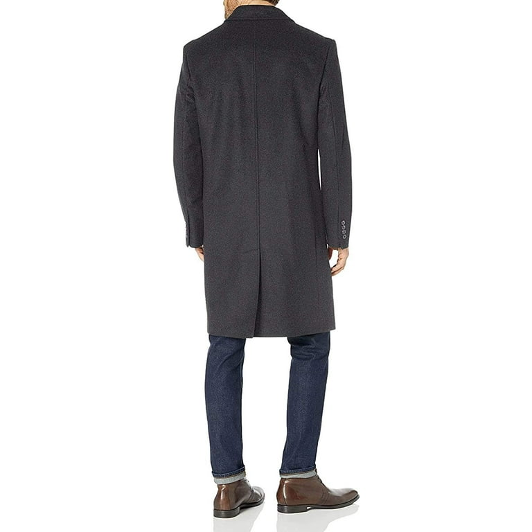 LONDON FOG Men's L19195 Signature Wool Blend Top Coat LONDON FOG Men's L19195 Signature Wool Blend Top Coat