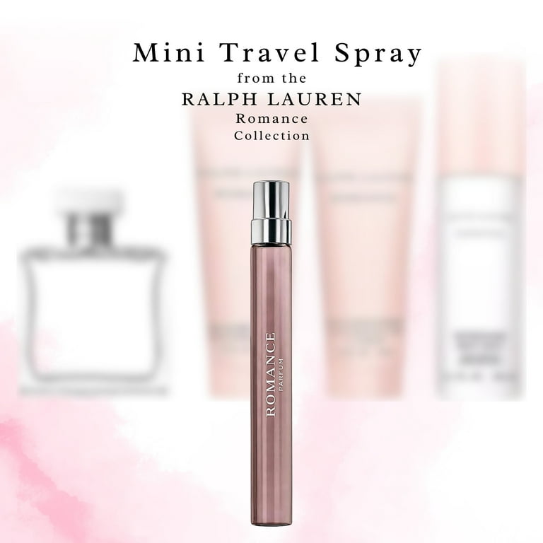 Ralph Lauren Romance Perfume For Women, 0.34 oz Travel Spray, Rose
