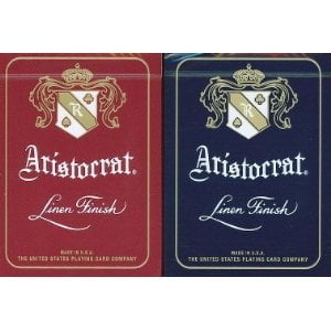 Aristocrat Blue Playing Cards Deck Poker Premium Linen Finish 