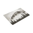 thumbnail image 3 of MKHERT Canadian Foggy Mountains and Forest Doormat Rug Home Decor Floor Mat Bath Mat 30x18 inch, 3 of 3