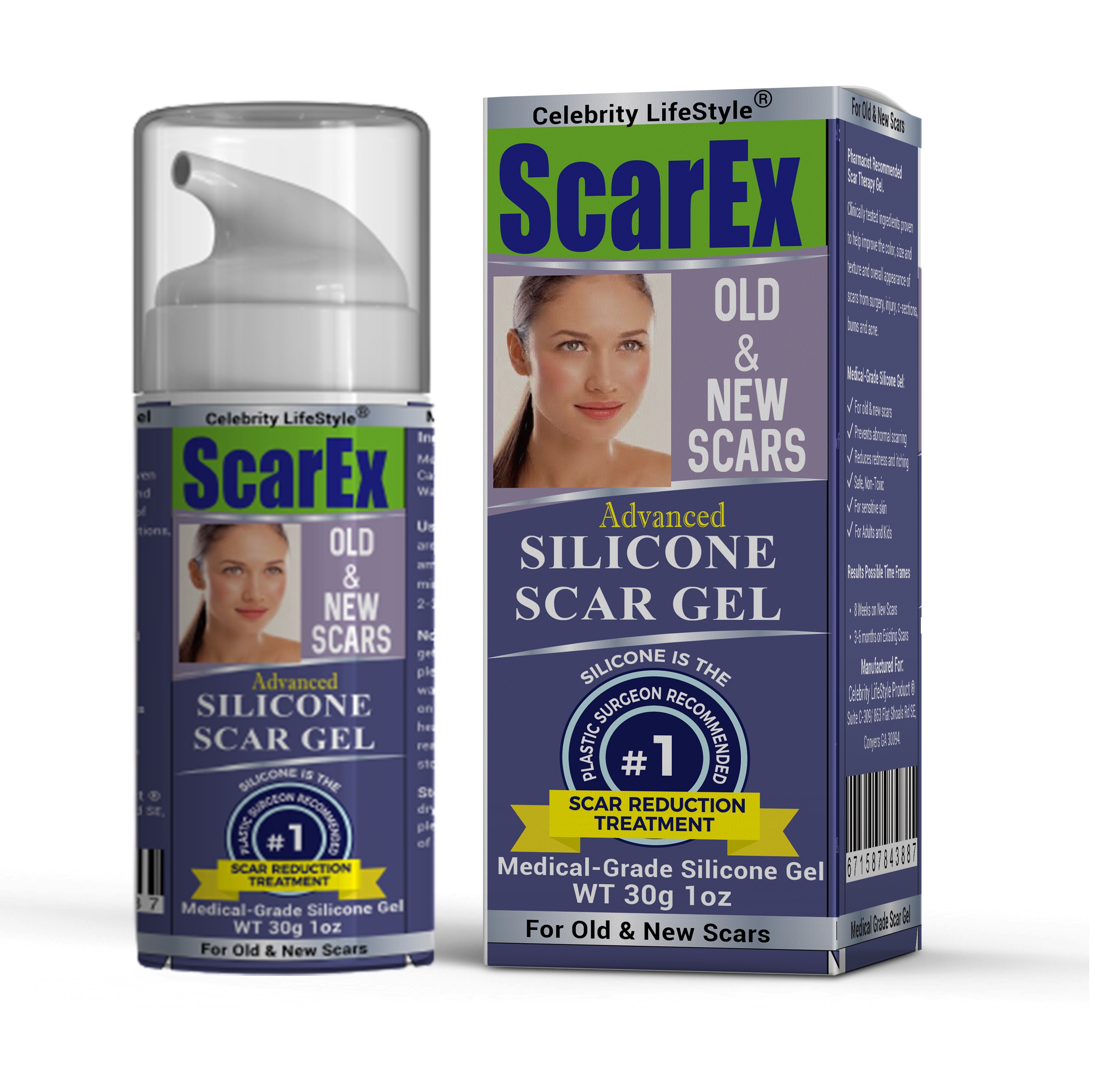 ScarEx Stretch Mark & Scar Cream for Body, Acne Scar Good for Older and