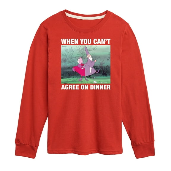 Disney - The Sword And The Stone - Merlyn & Mim Can't Agree on Dinner - Toddler & Youth Long Sleeve Graphic T-Shirt