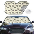 thumbnail image 2 of Balery Funny Chicken Print Car Windshield Sun Shade,Windshield Sunshade for Car Pickup Truck SUV Accessories-Medium, 2 of 7