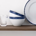 thumbnail image 7 of Noritake Blue Rill Set of 4 Cereal Bowls, 7 of 7