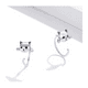 thumbnail image 5 of Pendientes De Gancho Para Mujer Con Gato Encantador Lab.G, Color Plata, 5 of 5