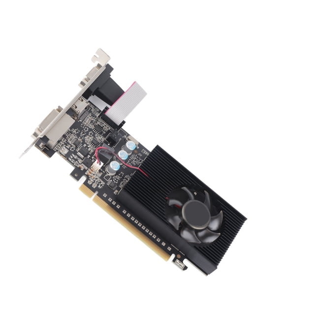 Tarjeta gráfica 589MHz 1000MHz 2560x1600 Tarjeta gráfica para juegos para interfaz multimedia HD Interfaz DVI VGA GT210 1GD3 64BIT